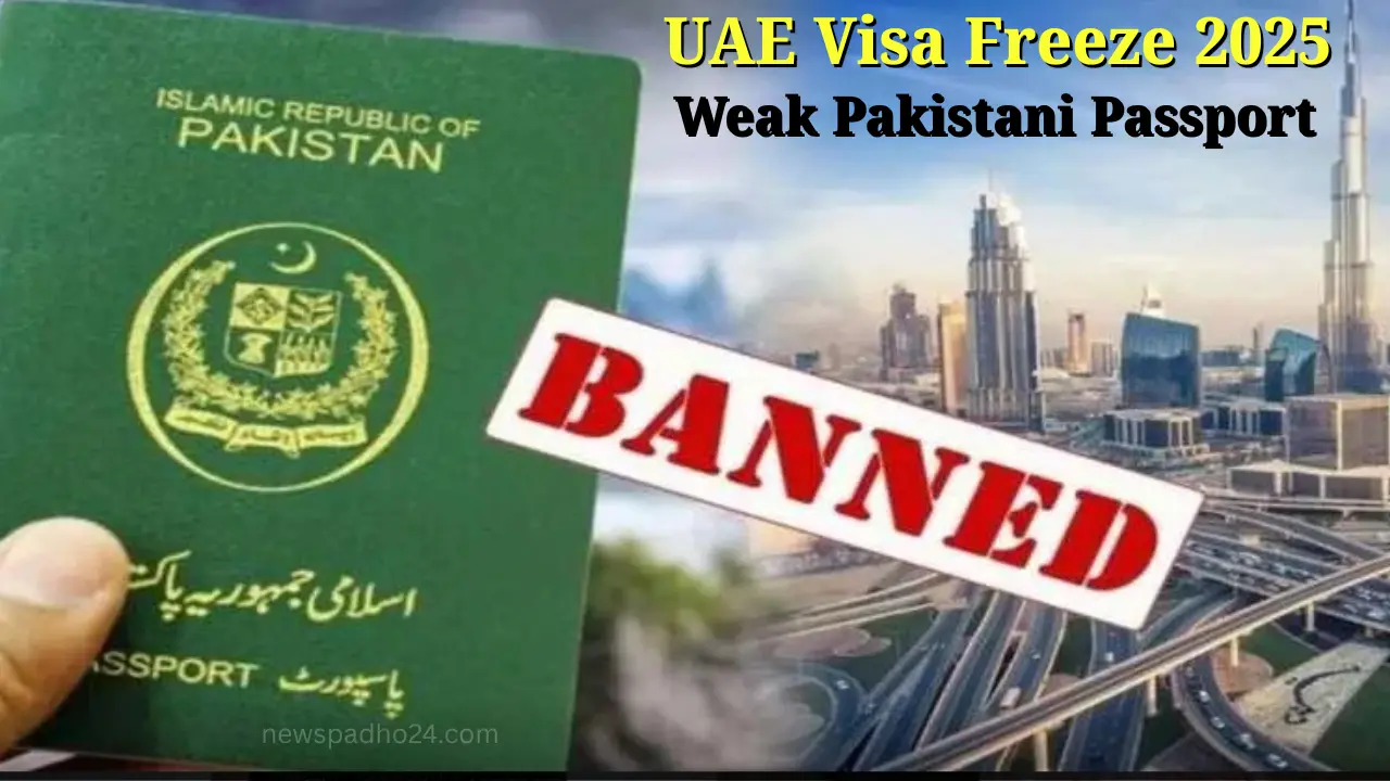 UAE Visa Freeze for Pakistanis : Islamabad's Admission of Near-Passport Ban 2025