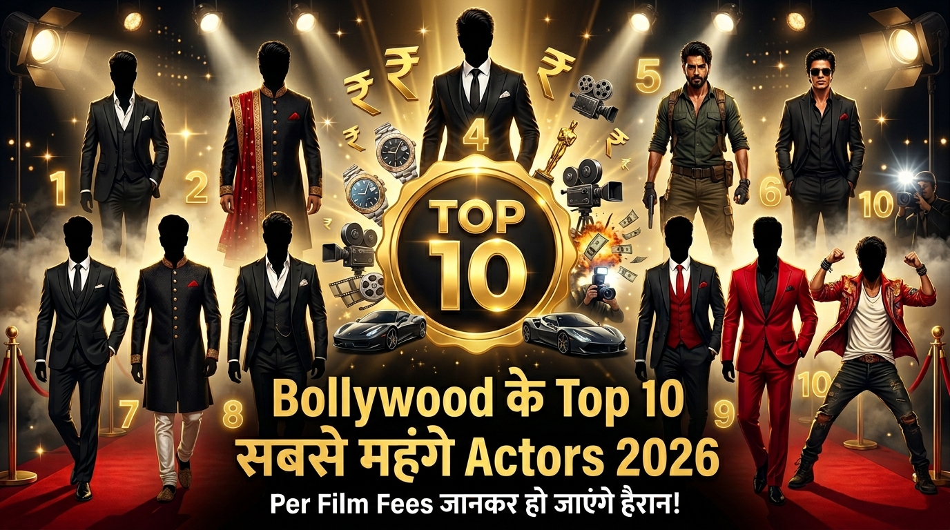 Bollywood के Top 10 सबसे महंगे Actors 2026 — Per Film Fees जानकर हो जाएंगे हैरान!